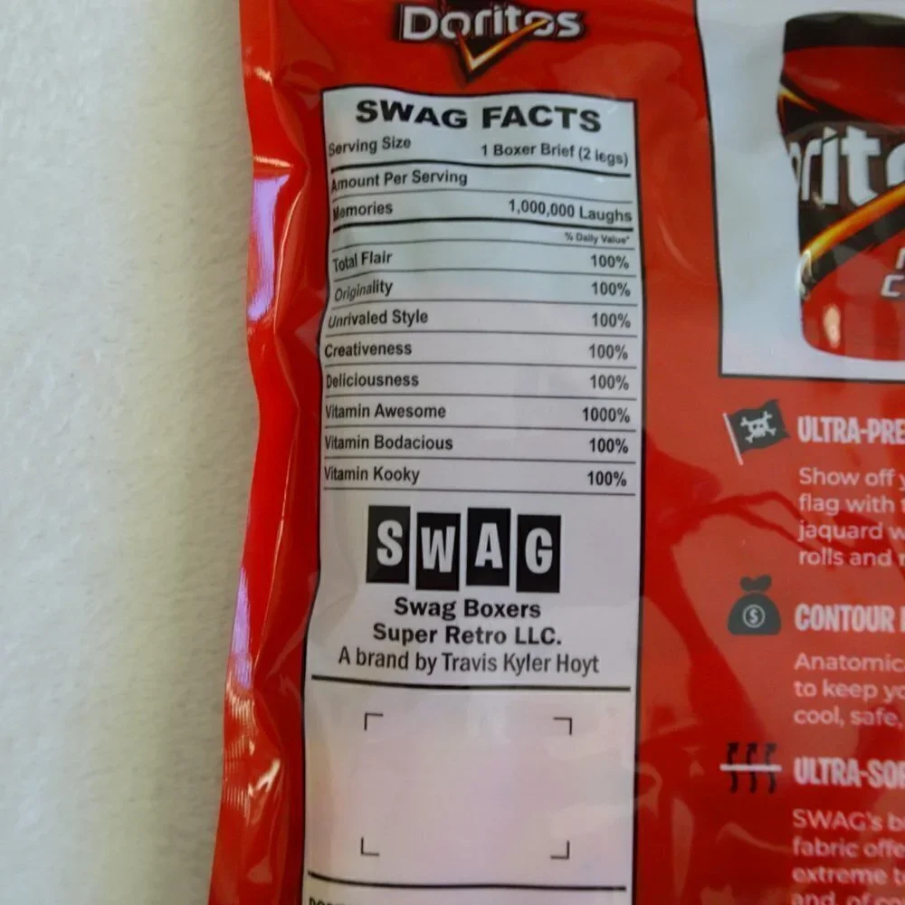 SWAG Doritos Boxer Brief Men's Size L 34-36 Underwear Boxers